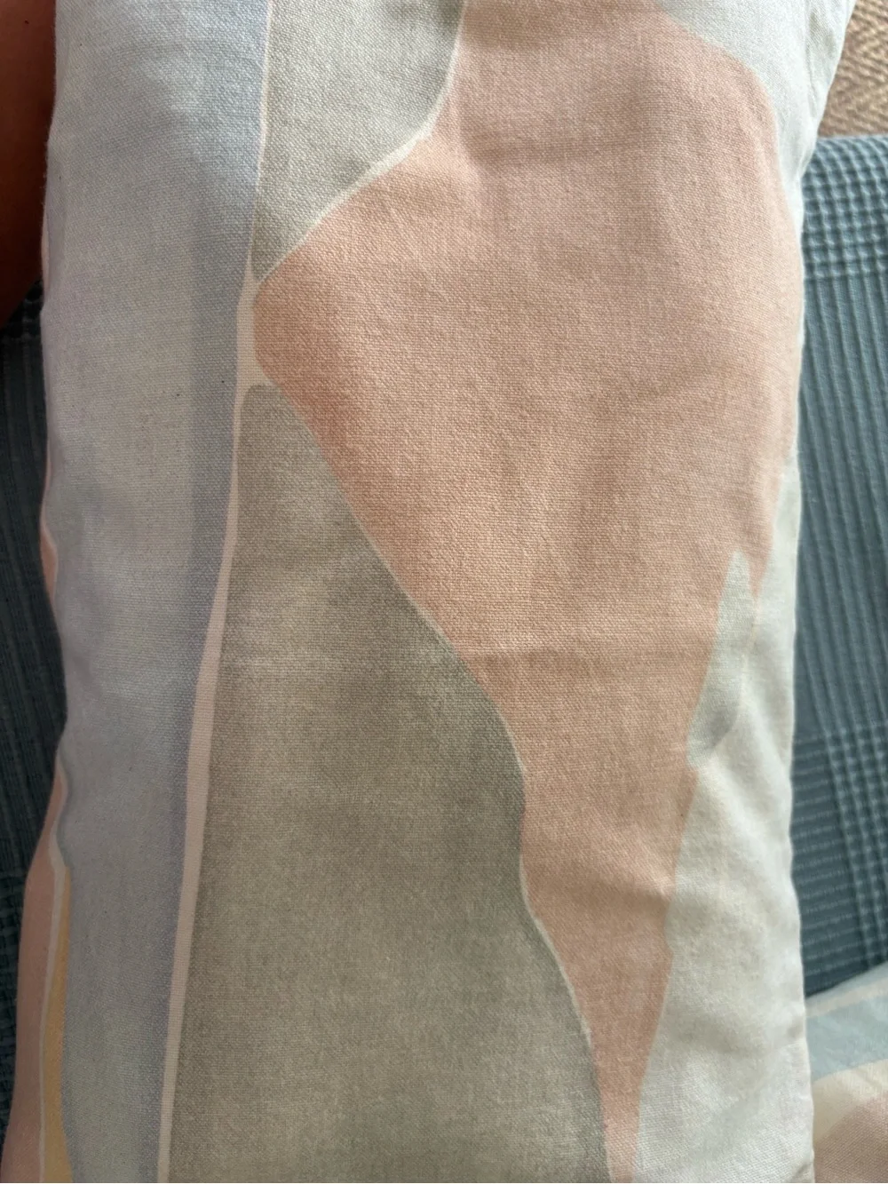 Zara Home Abstract Wave Pillow Covers set  in Light Blue, Beige, pink, Cream